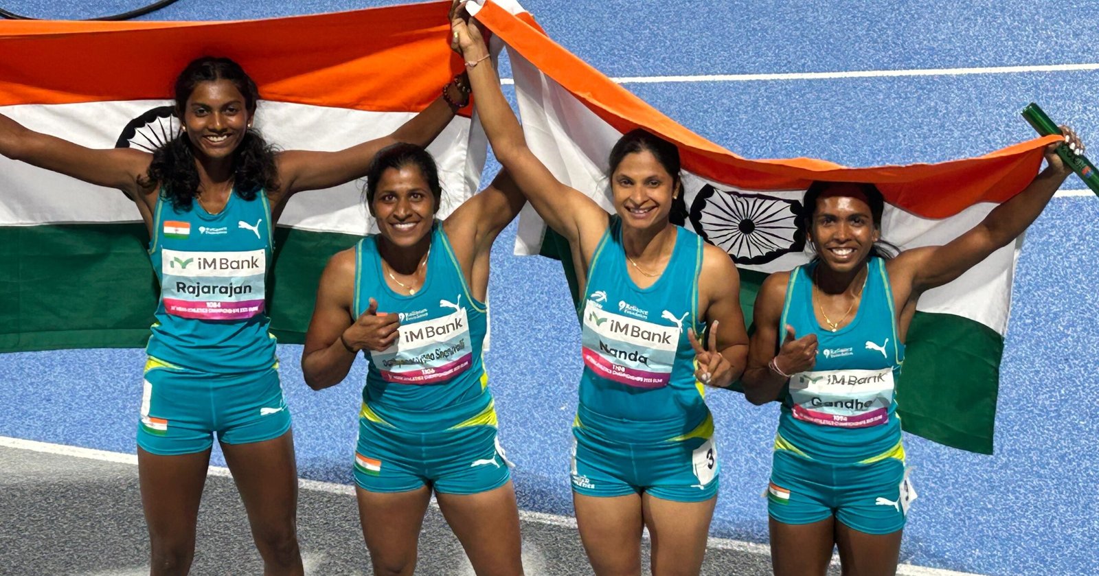 Indian contingent win 24 medals, finish overall second at Asian Athletics Championships in Gumi