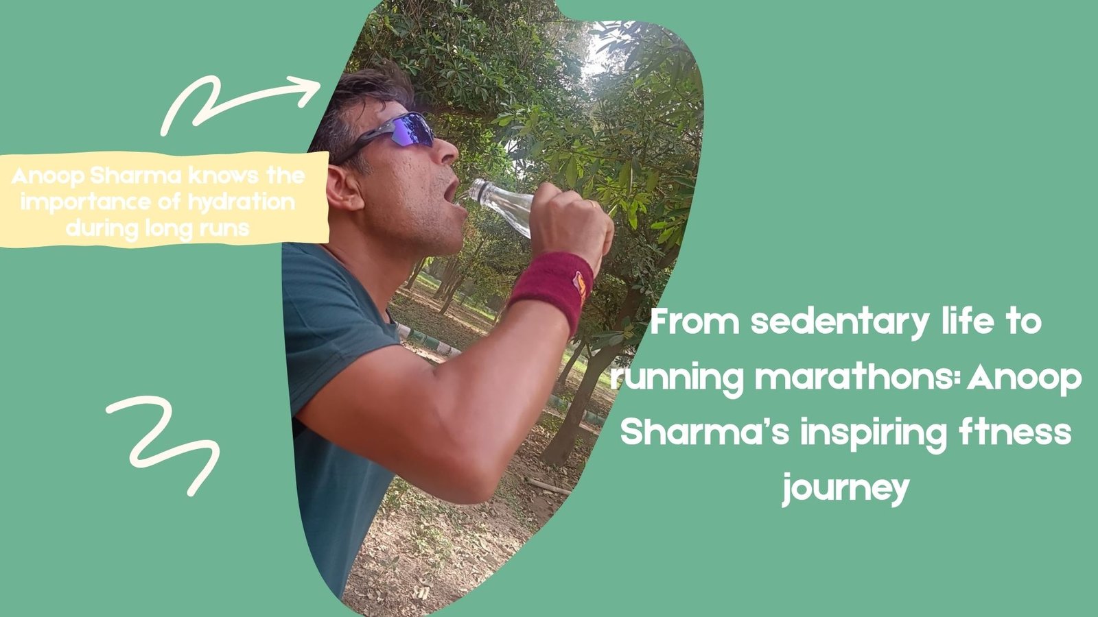 From sedentary life to running marathons: Anoop Sharma’s inspiring fitness journey