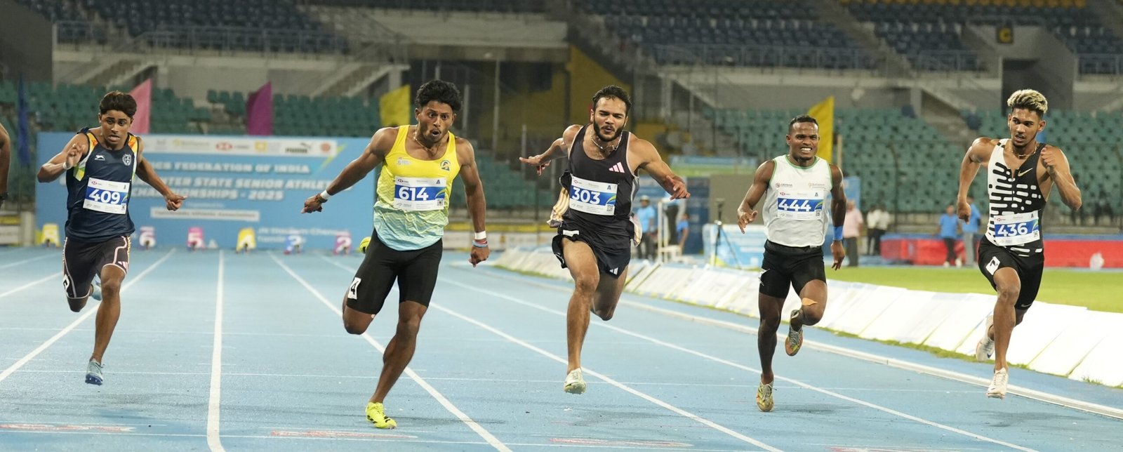 Read more about the article 64th National Inter State Senior Athletics Championships: Tamil Arasu wins men’s 100m dash with a meet record