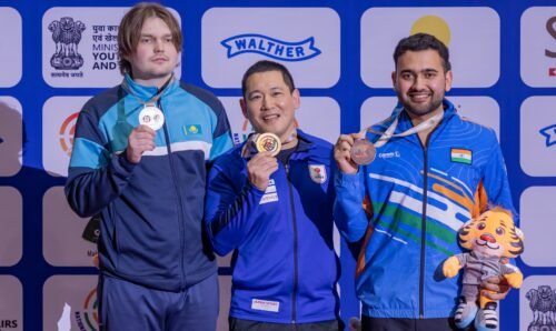 Read more about the article Asian Rifle/Pistol Championship: Anish Bhanwala wins bronze in rapid-fire pistol, India’s medal tally surged to 41 gold