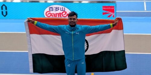 Read more about the article Asian Indoor: Aadrash Ram Jothi Shankar wins high jump bronze in China