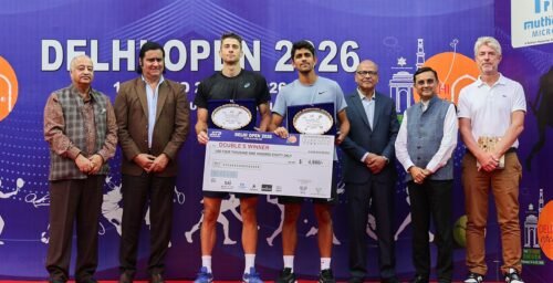 Read more about the article 2026 Delhi Open ATP Challenger: Doubles title for Siddhant Banthia (India) and Alexander Donski (Bulgaria)