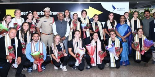 Read more about the article FIH World Cup 2026 Qualifiers: Uruguay women’s hockey arrives in Hyderabad to get use to local weather