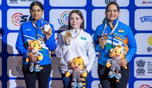 Read more about the article Asian Rifle/Pistol Championship: Aakriti Dahiya and Anjum Moudgil clinched silver and bronze in women’s 50m rifle 3 positions