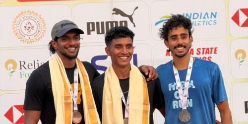 Read more about the article Seventh Indian Open 400m Competition 2026: Rajesh Ramesh wins 400m gold with a personal best of 45.26 seconds