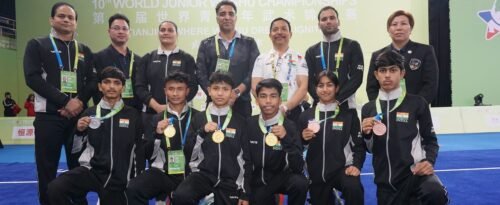 Read more about the article Indian team reap good harvest at 10th World Junior Wushu Championship in China