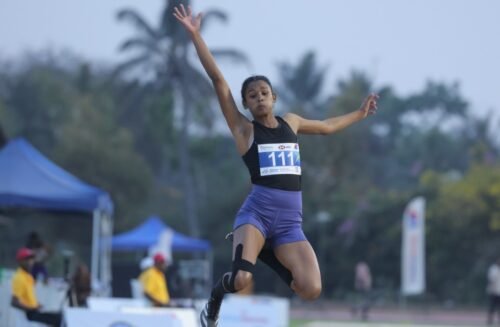Read more about the article Fifth Indian Open Jumps Competition: Rising female long jumper Mubassina Mohammed wins long jump gold