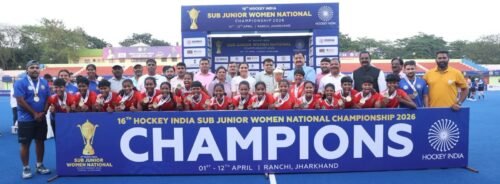 Read more about the article Three-in-a-row sub junior women’s national hockey titles for Jharkhand