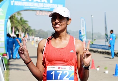 Read more about the article Indian team finished a creditable sixth in women’s marathon race walk in Brazil