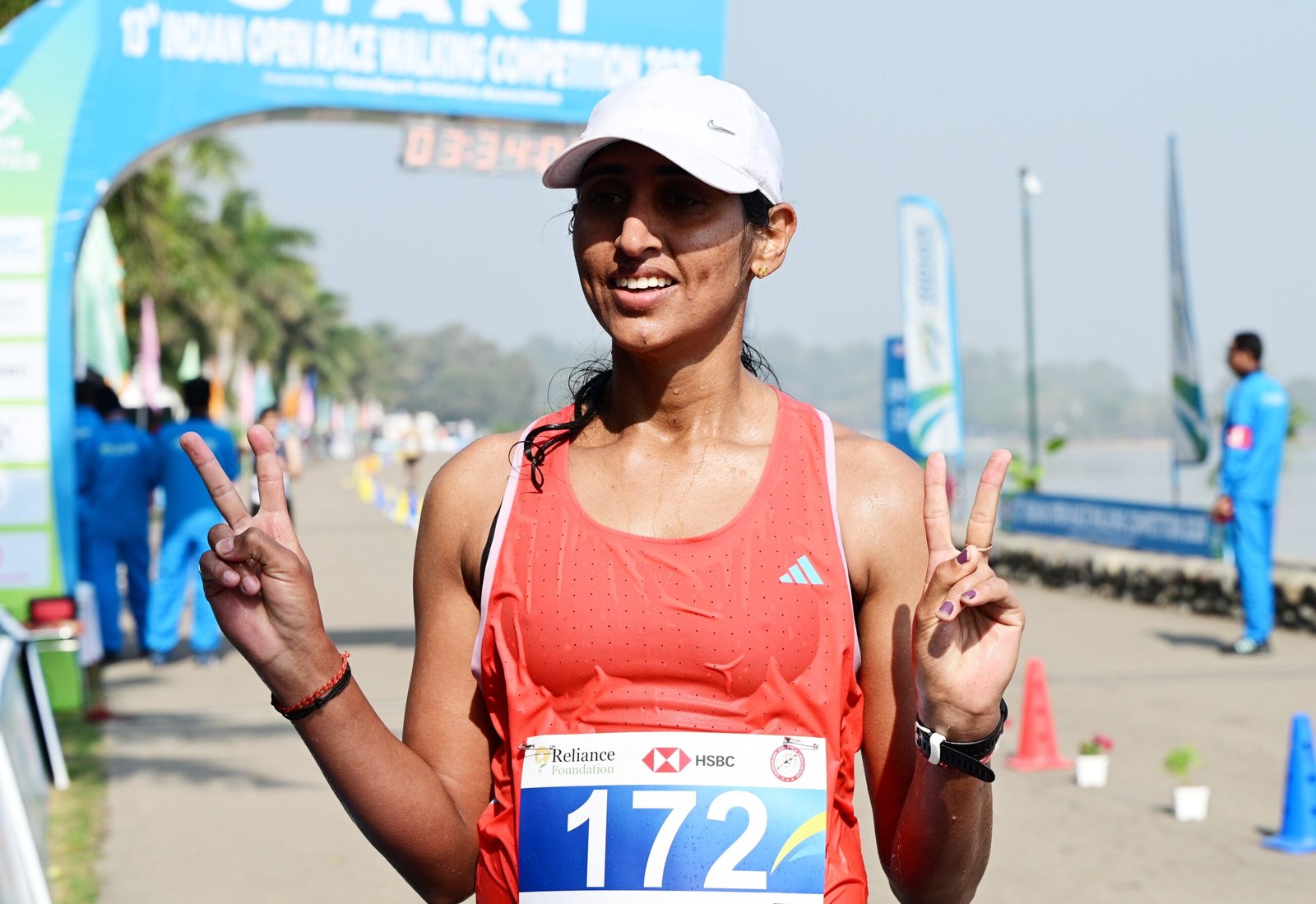 Read more about the article Indian team finished a creditable sixth in women’s marathon race walk in Brazil
