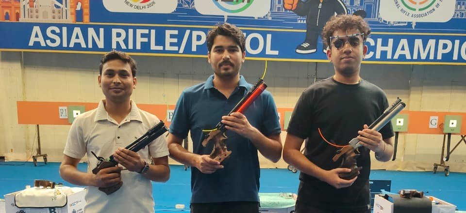 Kumar Surendra Singh Memorial Shooting Championship: Olympian Saurabh Chaudhary wins 10m air pistol gold