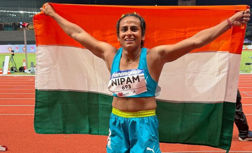 U20 Asian Athletics Championships: A memorable debut for sprinter Nipam, wins 100m bronze in Hong Kong