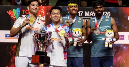 Read more about the article Thailand Open 2026: Satwik-Chirag good run comes to an end, finish runners-up.