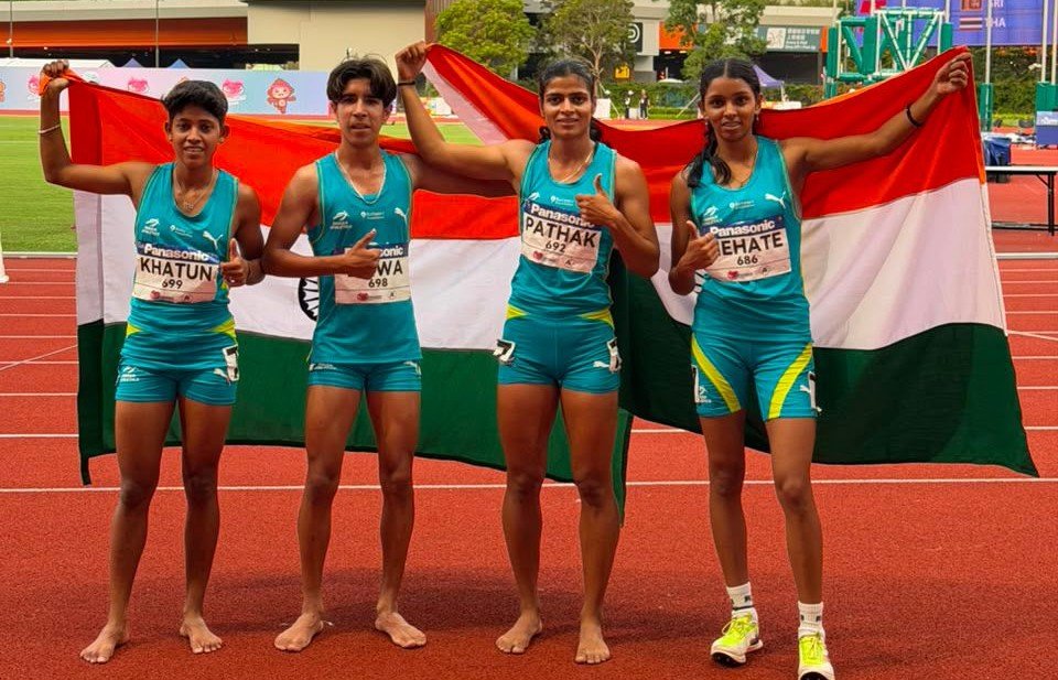 Asian U20 Athletics Championships: Neeru Pathak anchors 4x400m relay to victory, Indian team overall finish second