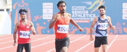 Read more about the article National Inter-State Athletics Meet: Thrilling showdown between Vishal TK and Rajesh Ramesh in men’s 400m