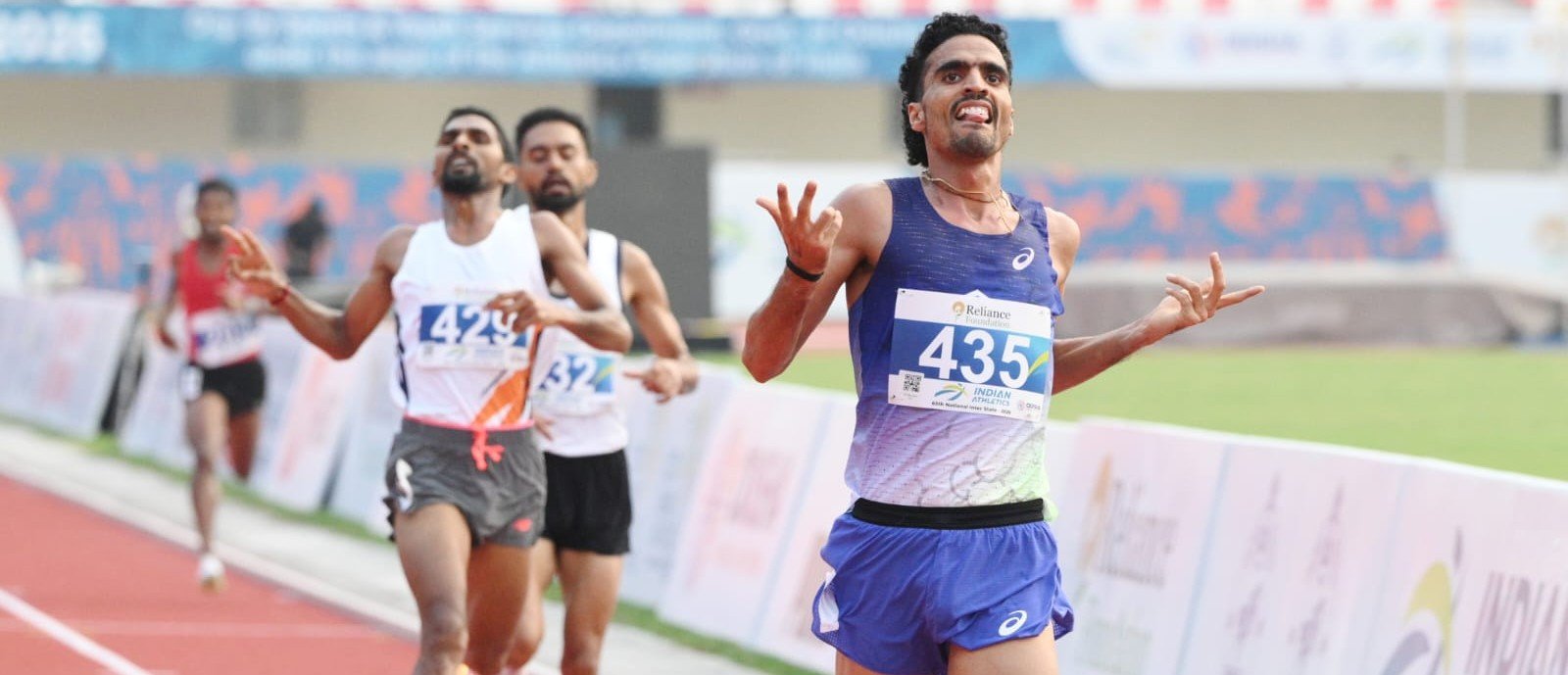 Read more about the article National Inter State Meet: India’s star distance runner Gulveer Singh sprinted home to victory in men’s 5,000m