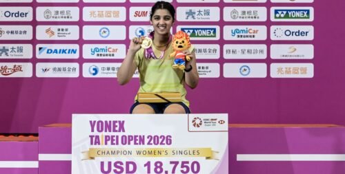 Read more about the article Taipei Open: India’s teenage badminton player Tanvi Sharma raises the bar, wins maiden Super 300 title