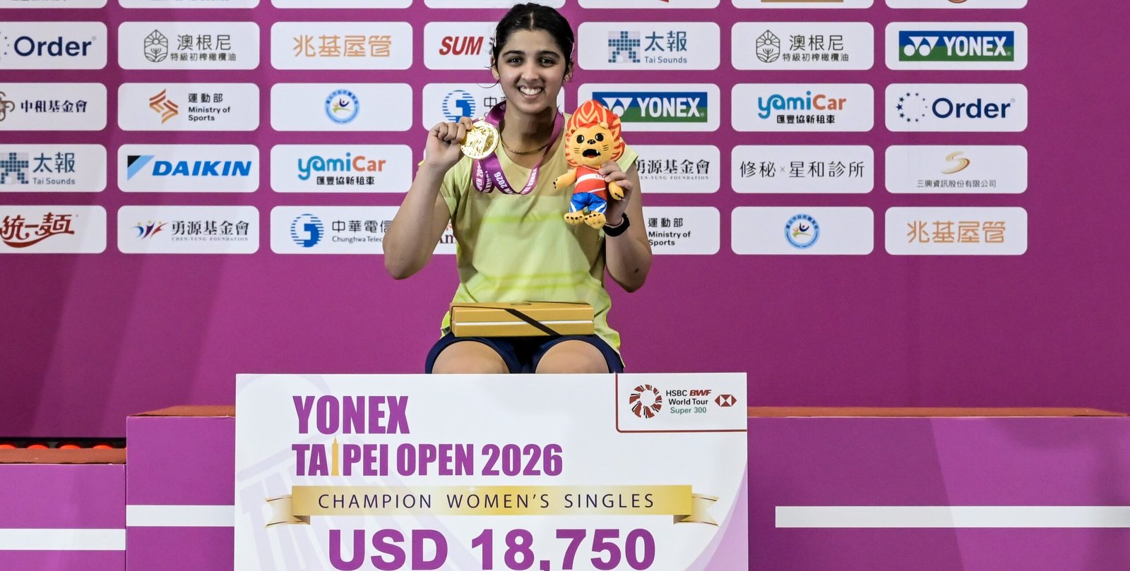 Taipei Open: India’s teenage badminton player Tanvi Sharma raises the bar, wins maiden Super 300 title