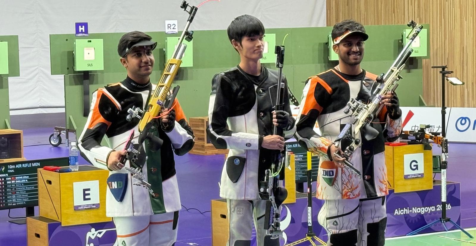 Read more about the article 20th Asian Games 2026: Indian rifle shooters add three more medals to team’s tally